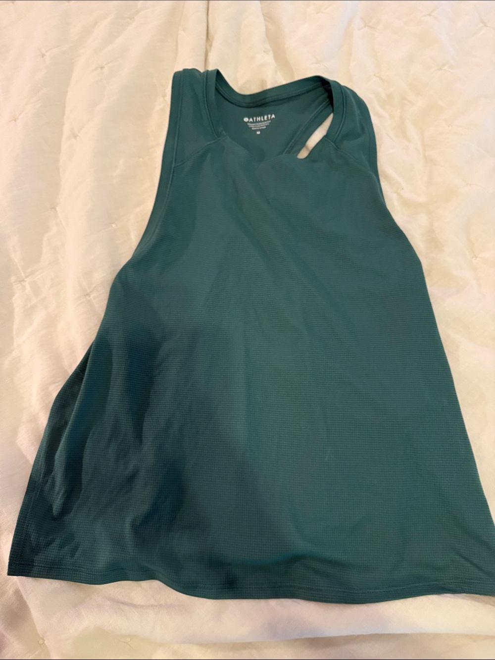 Athleta Deep Teal Racerback Tank Top